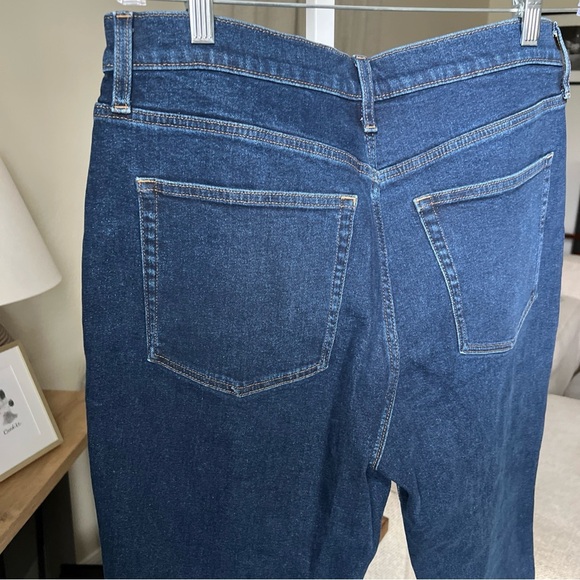 J Crew Classic Vintage Women’s Blue Jeans Fray Bottom Size 32P - Picture 13 of 16